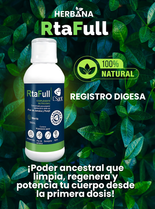 Formula ''RTA FULL''  Renueva tu Hígado y Problemas estomacales.