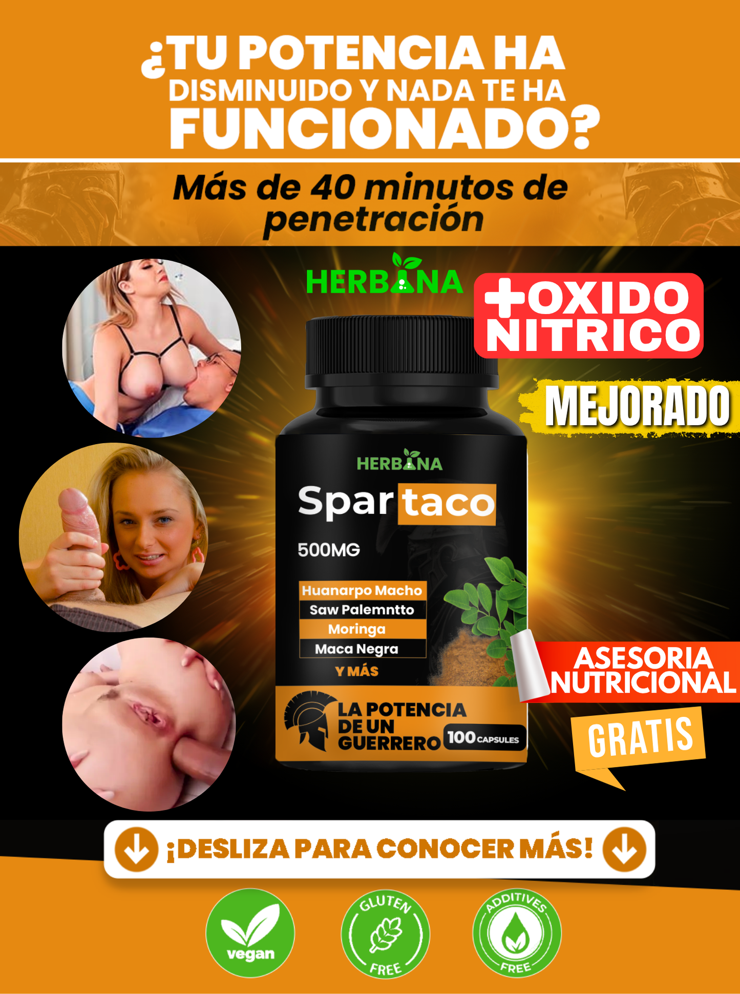 ''Espartaco'' Libera tu Potencia sin Químicos