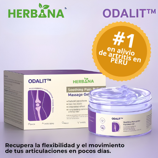 Odalit gel de masaje calmante para artritis ''chau dolor hola bienestar''