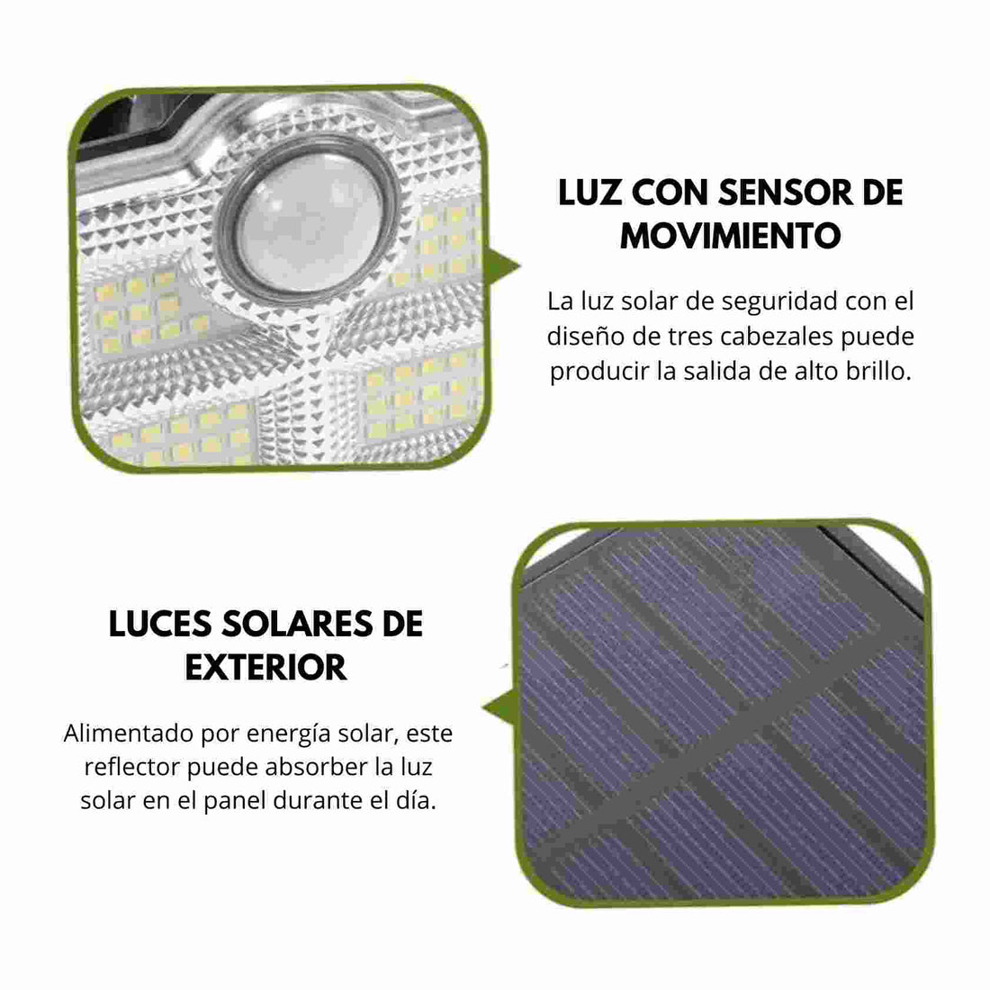 Reflector Solar 3 Cabezales HomeLight