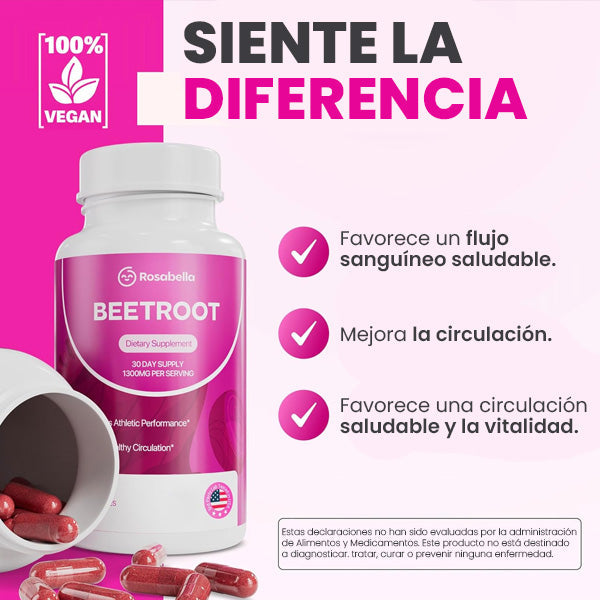 Cápsulas orgánicas Rosabella ✨🤩 (frasco con 60 cápsulas)