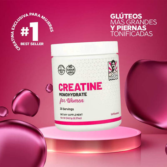 Creatina Monohidratada para Mujeres 240g | Fuerza y Crecimiento
