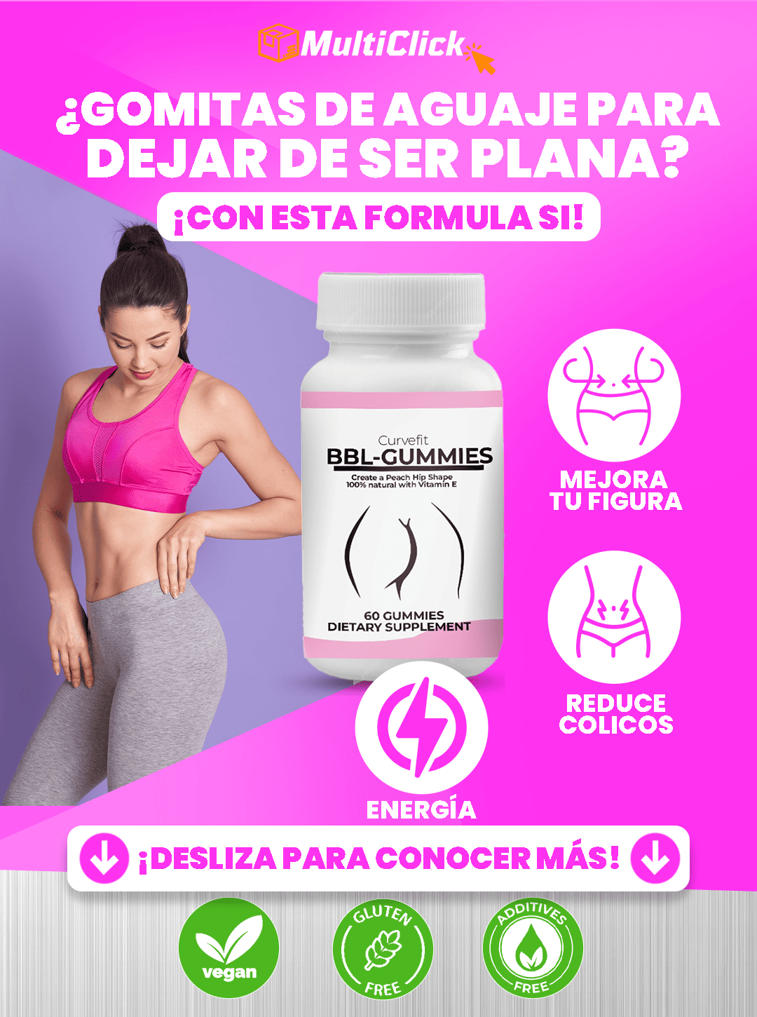 Gummies Aguaje ''Mejora de Piel y Cabello''