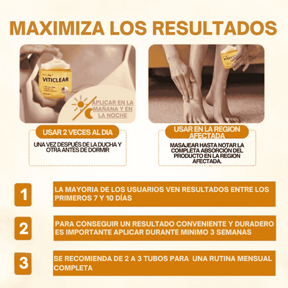 VitiClear Pro Crema de veneno de abeja ANTI-MANCHAS 🐝😎